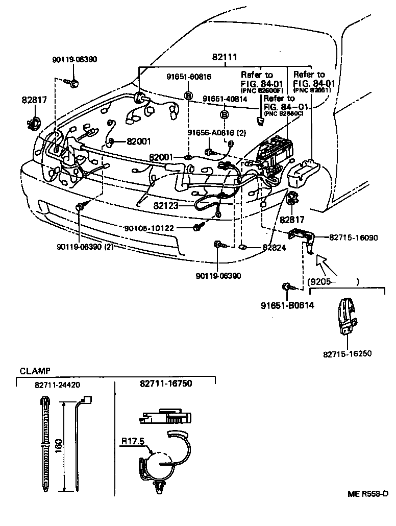 82121-16751 WIRE, ENGINE product image