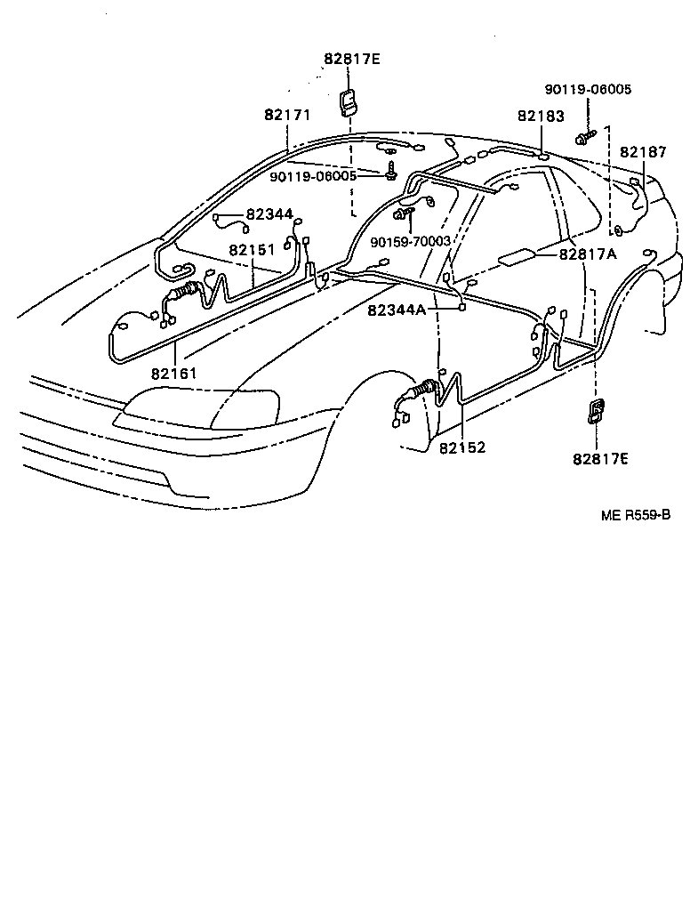 82121-16751 WIRE, ENGINE product image