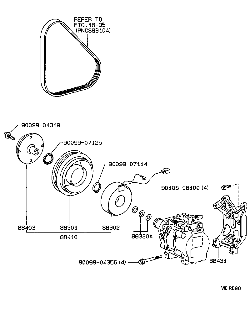 88309-12100 PUMP SUB-ASSY, COMPRESSOR product image