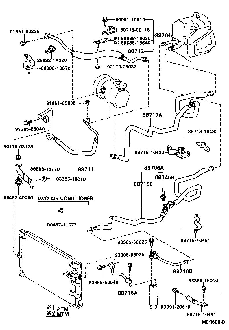 88460-16280 CONDENSER ASSY, COOLER product image