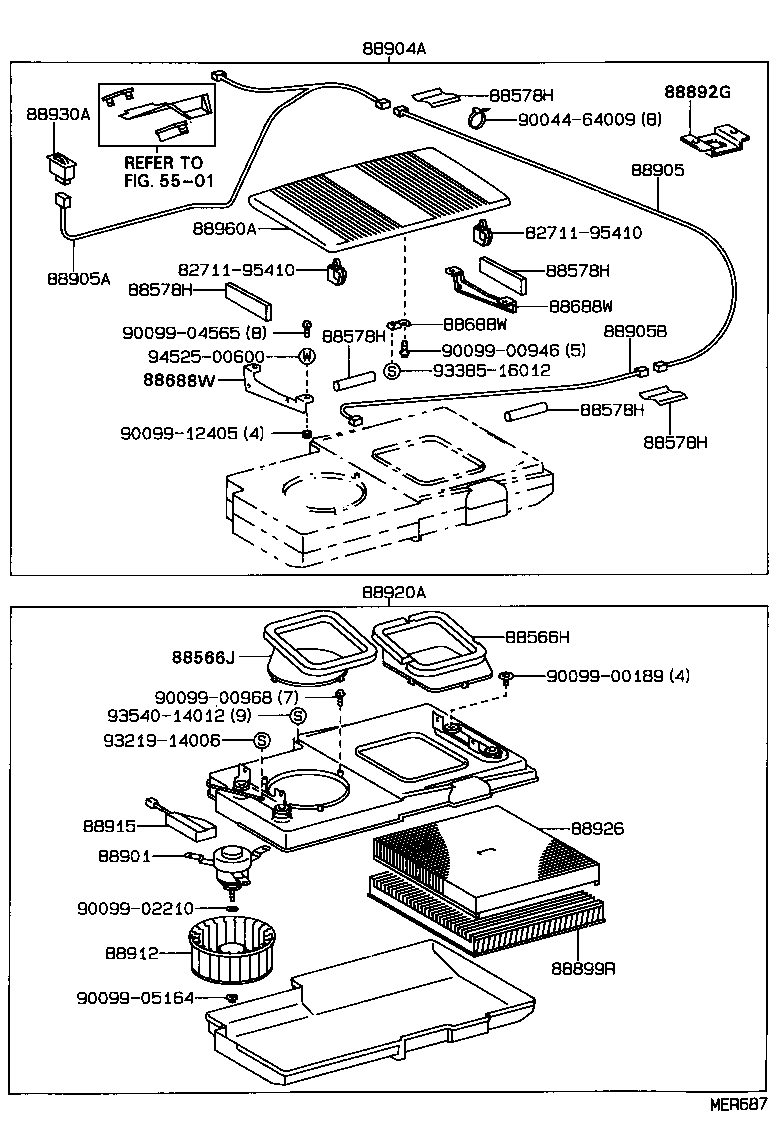 88899-32020 FRAME, AIR PURIFIER product image
