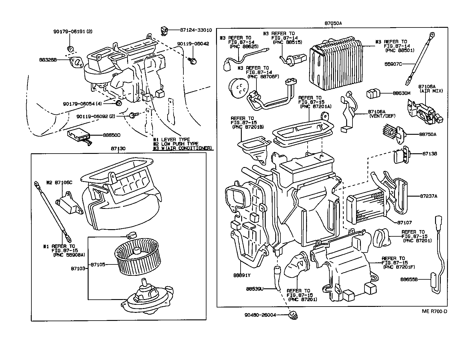 87103-33010 MOTOR SUB-ASSY, HEATER BLOWER, W/FAN product image