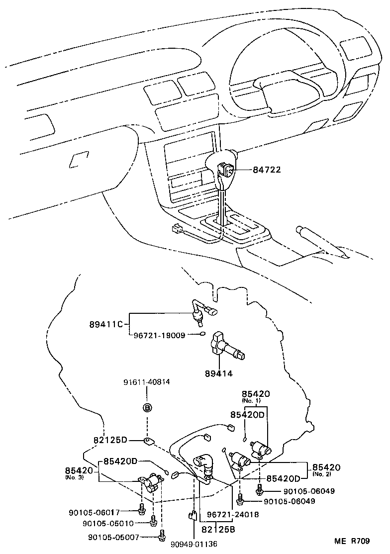 84722-20060-C0 SWITCH, TRANSMISSION CONTROL product image
