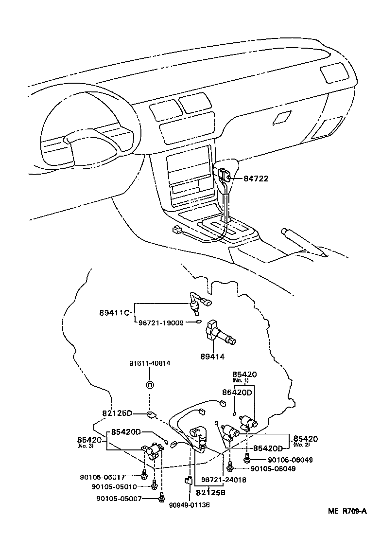 Toyota 85420-22080 SOLENOID ASSY, TRANSMISSION