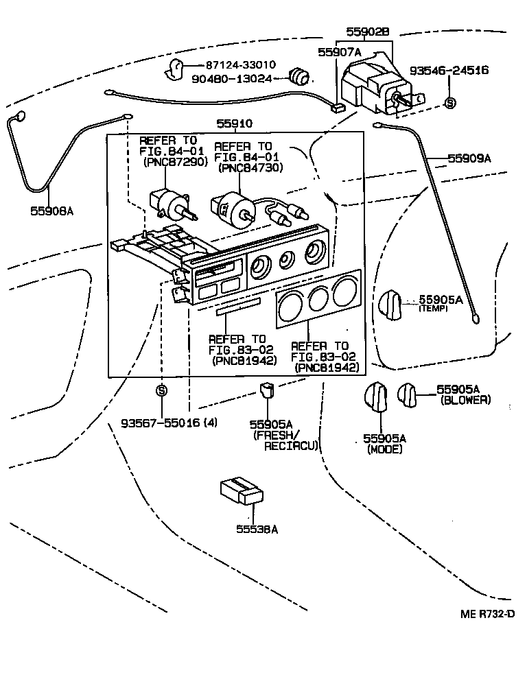 55085-06010 DUCT SUB-ASSY, HEATER TO REGISTER, NO.2 product image