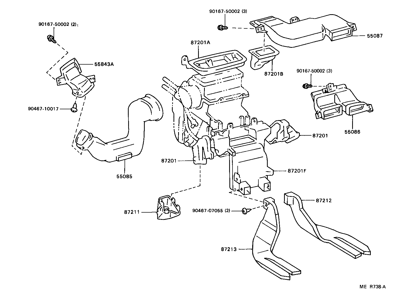 55902-33030 CONTROL SUB-ASSY, HEATER product image
