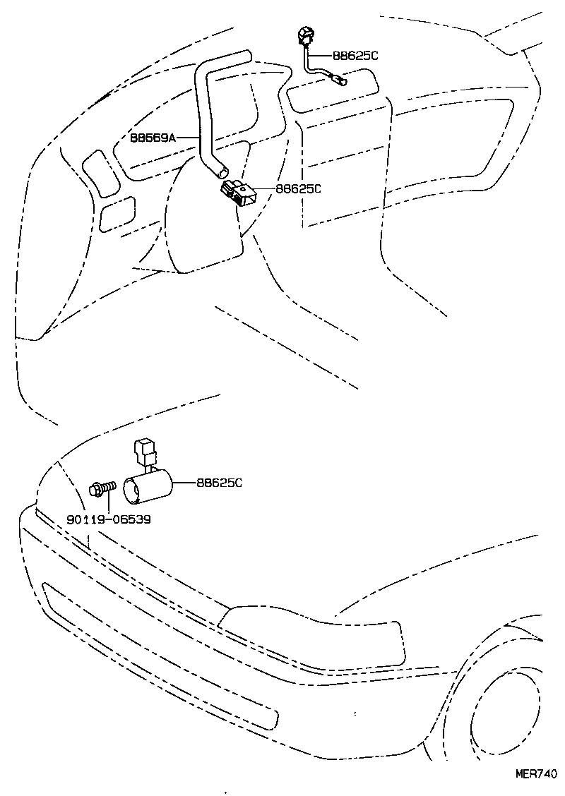 55902-33110 CONTROL SUB-ASSY, HEATER product image