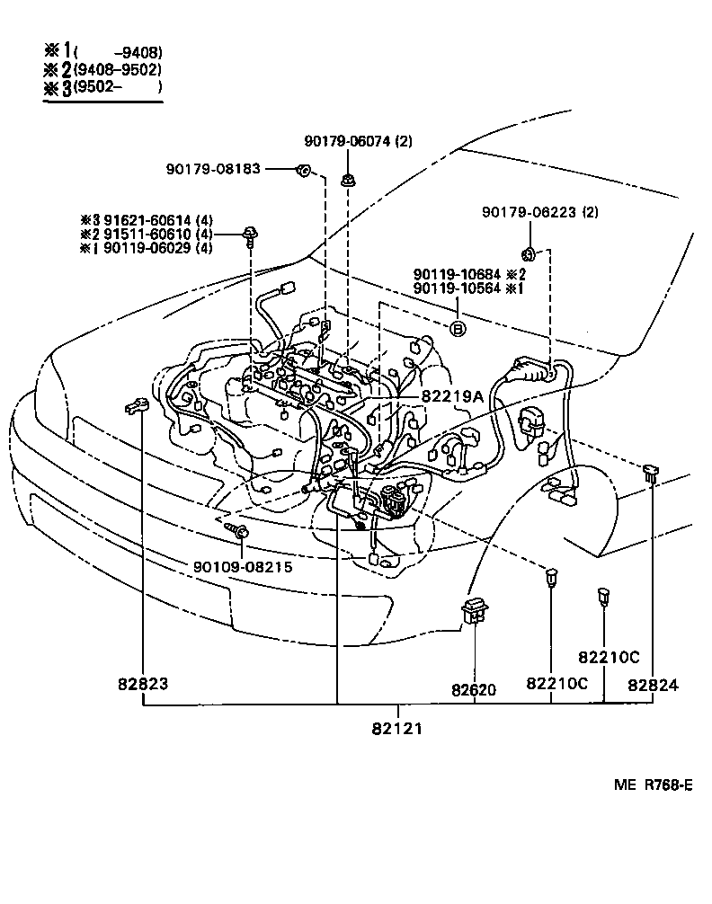 82167-06010 WIRE, SEAT, NO.1 product image