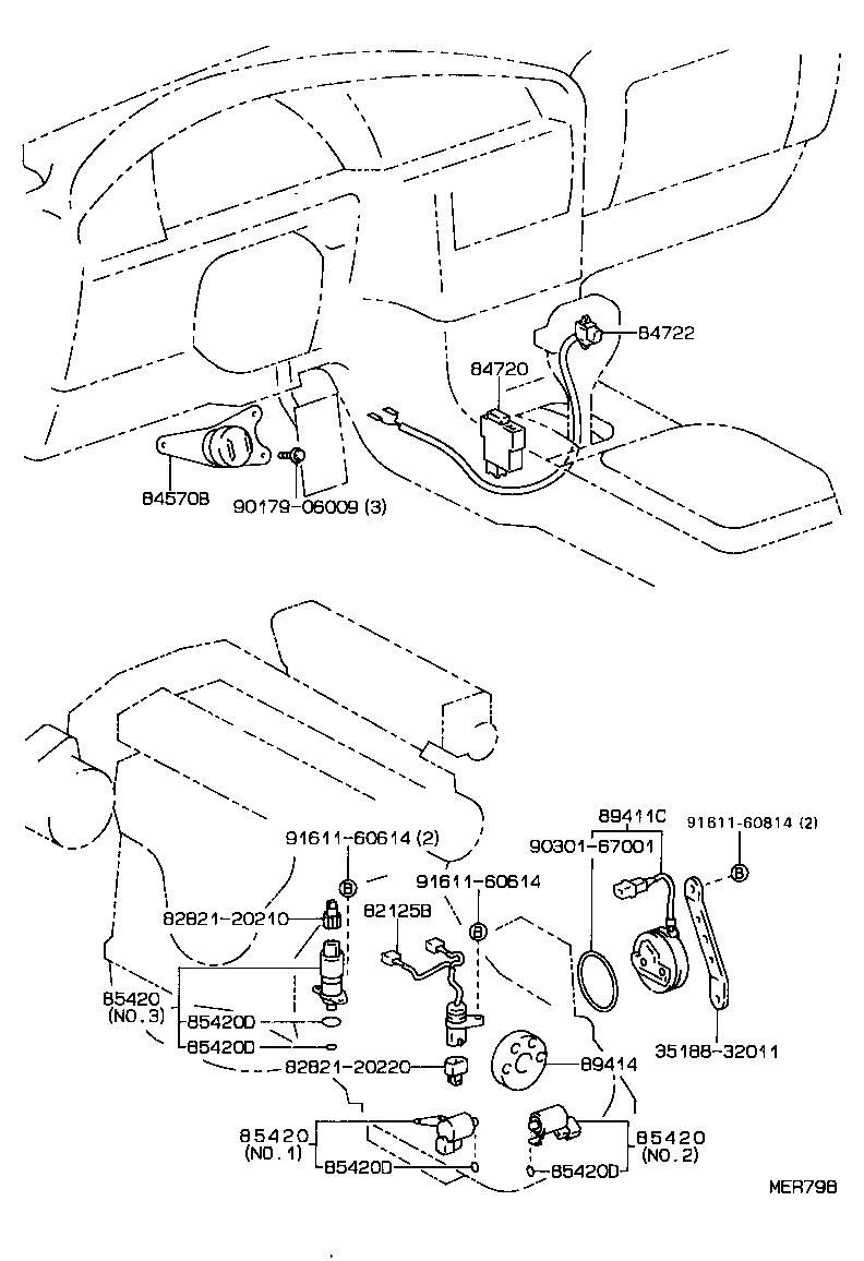 84570-33010 SWITCH ASSY, KICK DOWN product image