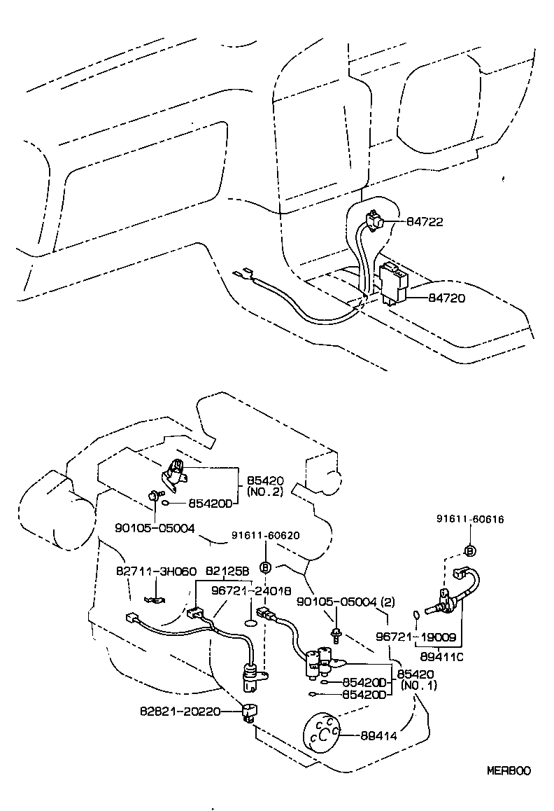 84720-33050 SWITCH ASSY, PATTERN SELECT product image