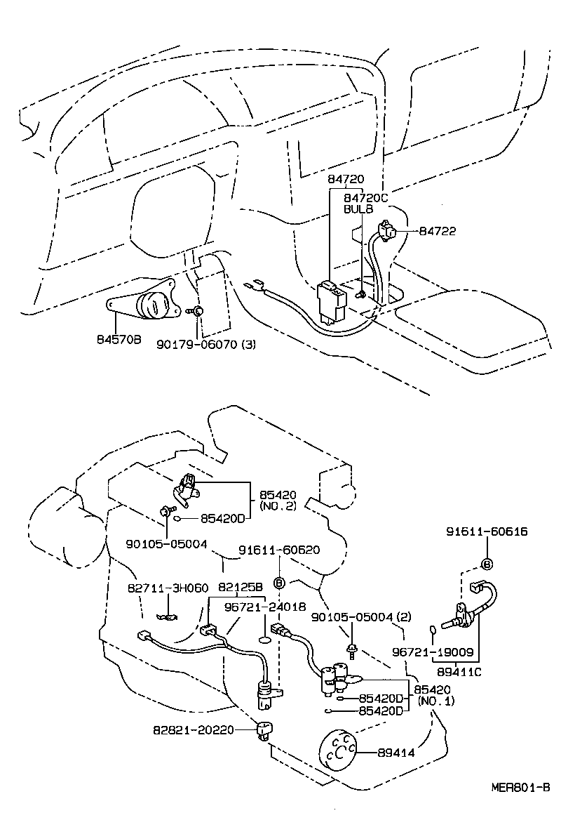 84570-33010 SWITCH ASSY, KICK DOWN product image