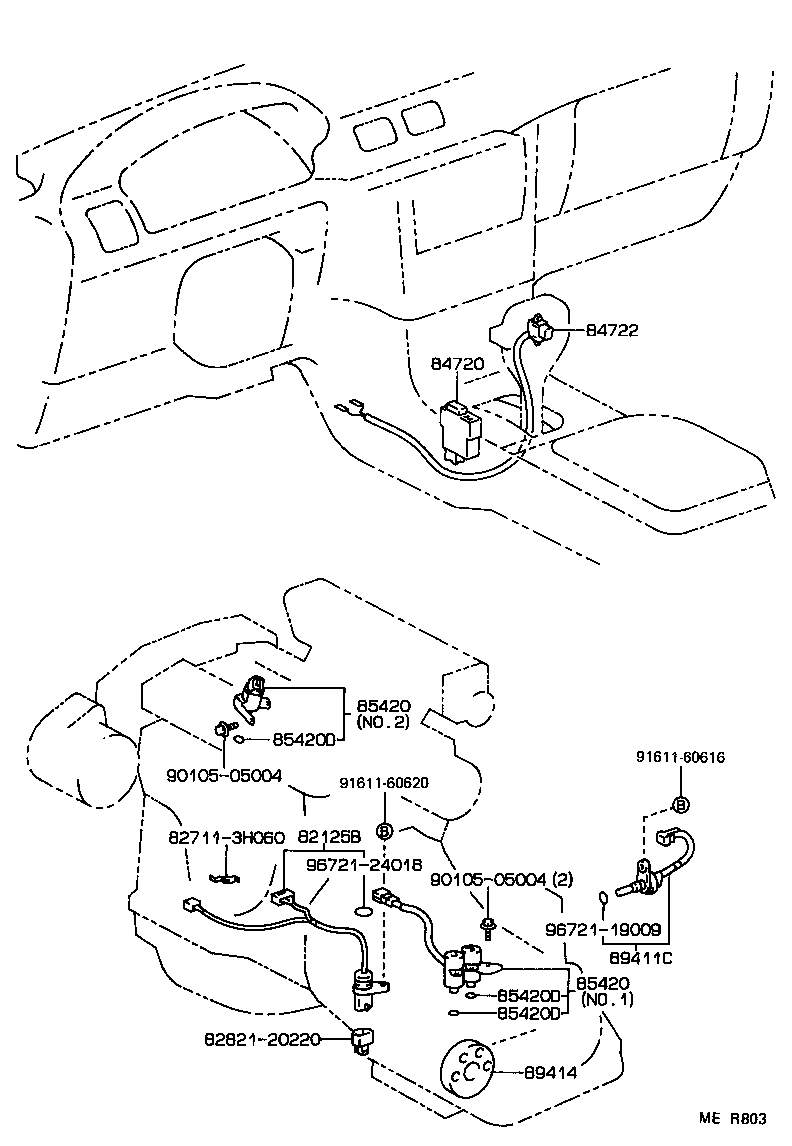 84722-33020-04 SWITCH, TRANSMISSION CONTROL product image