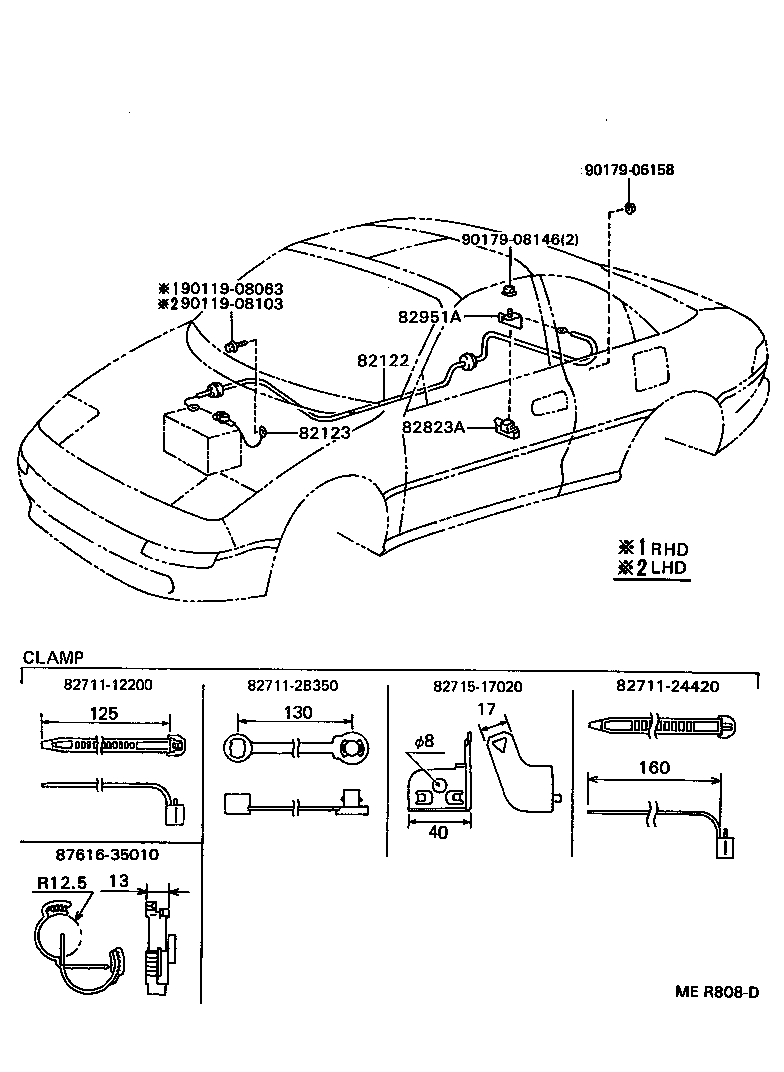 82817-50530 PROTECTOR, WIRING HARNESS, NO.1 product image