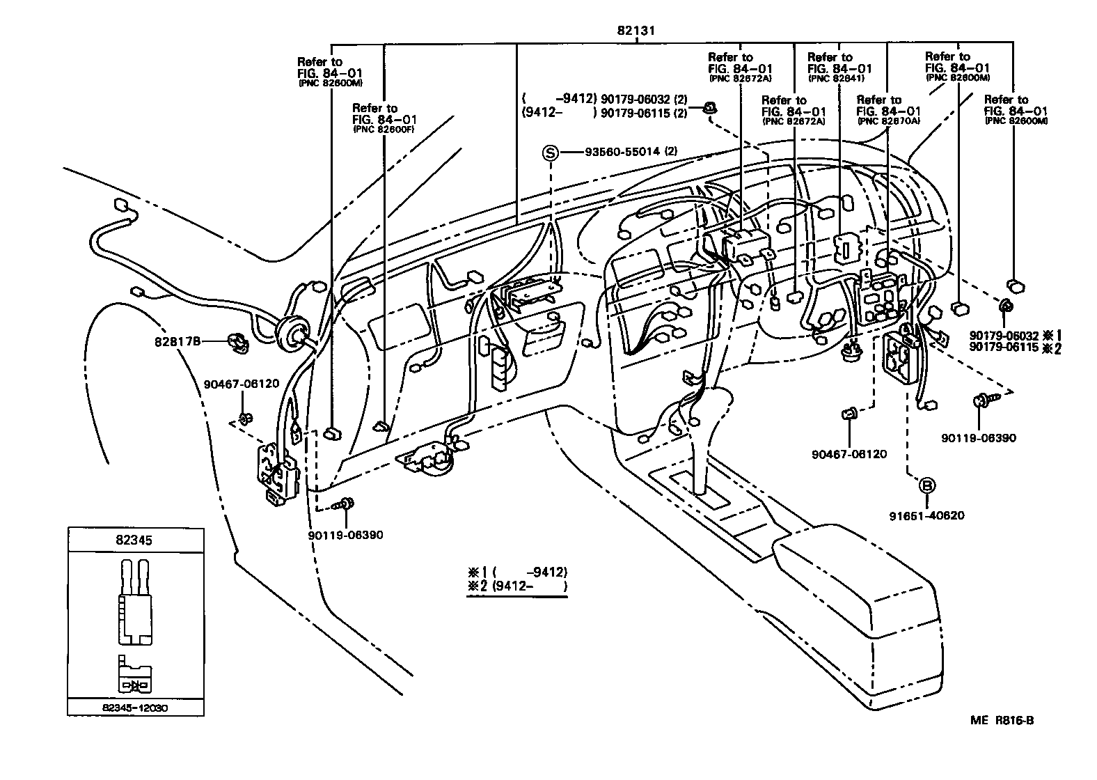 82167-06010 WIRE, SEAT, NO.1 product image