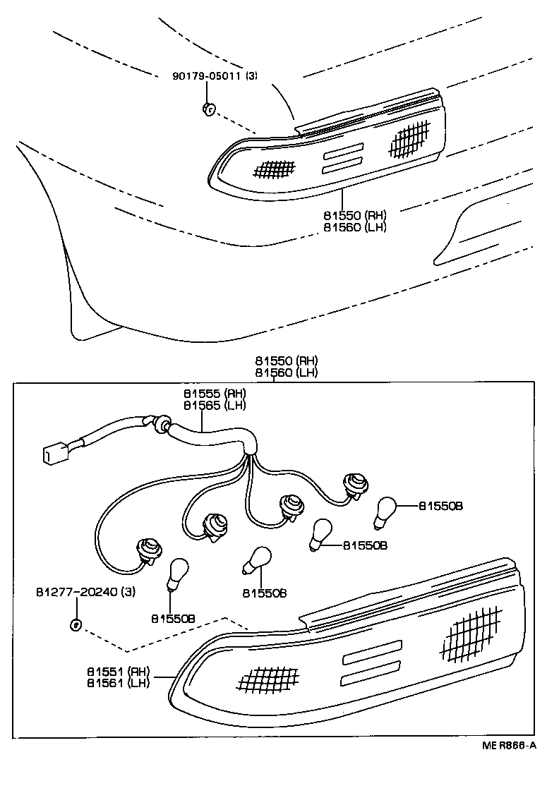 81561-1A720 LENS, REAR COMBINATION LAMP, LH product image