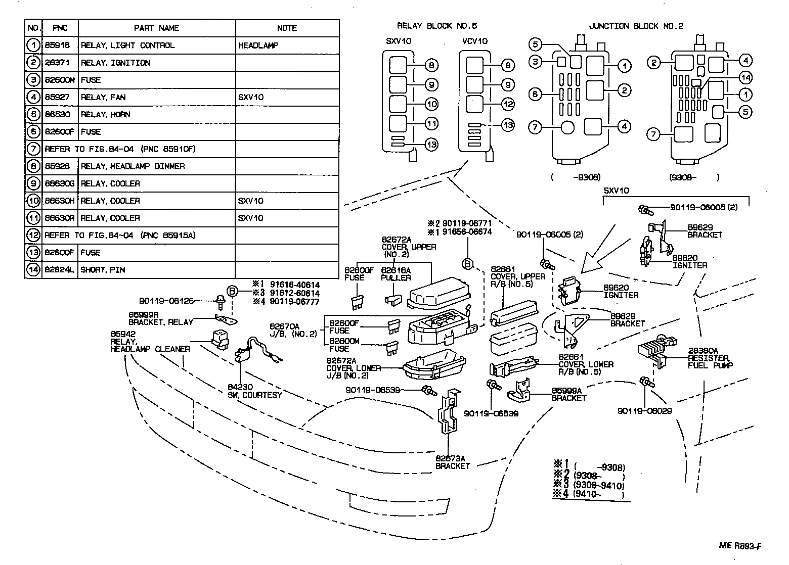82610-06010 BLOCK ASSY, FUSE product image