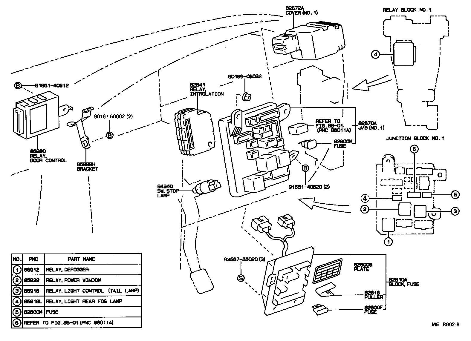 82610-06010 BLOCK ASSY, FUSE product image