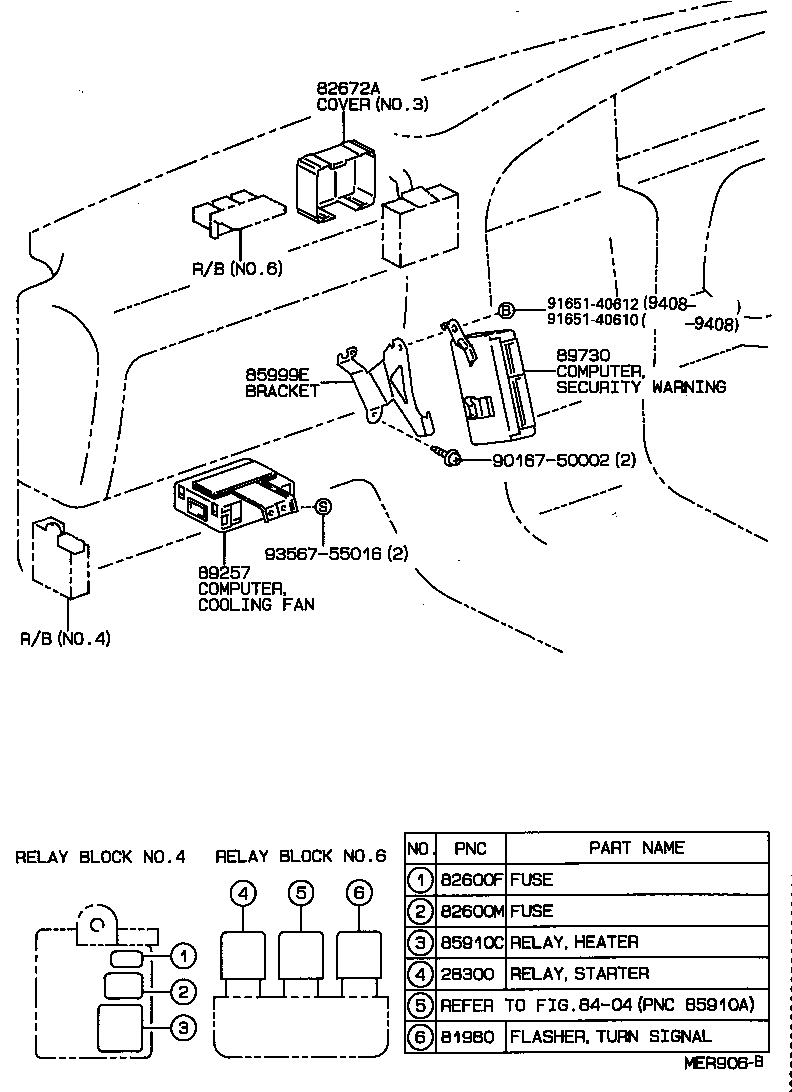 82610-06010 BLOCK ASSY, FUSE product image