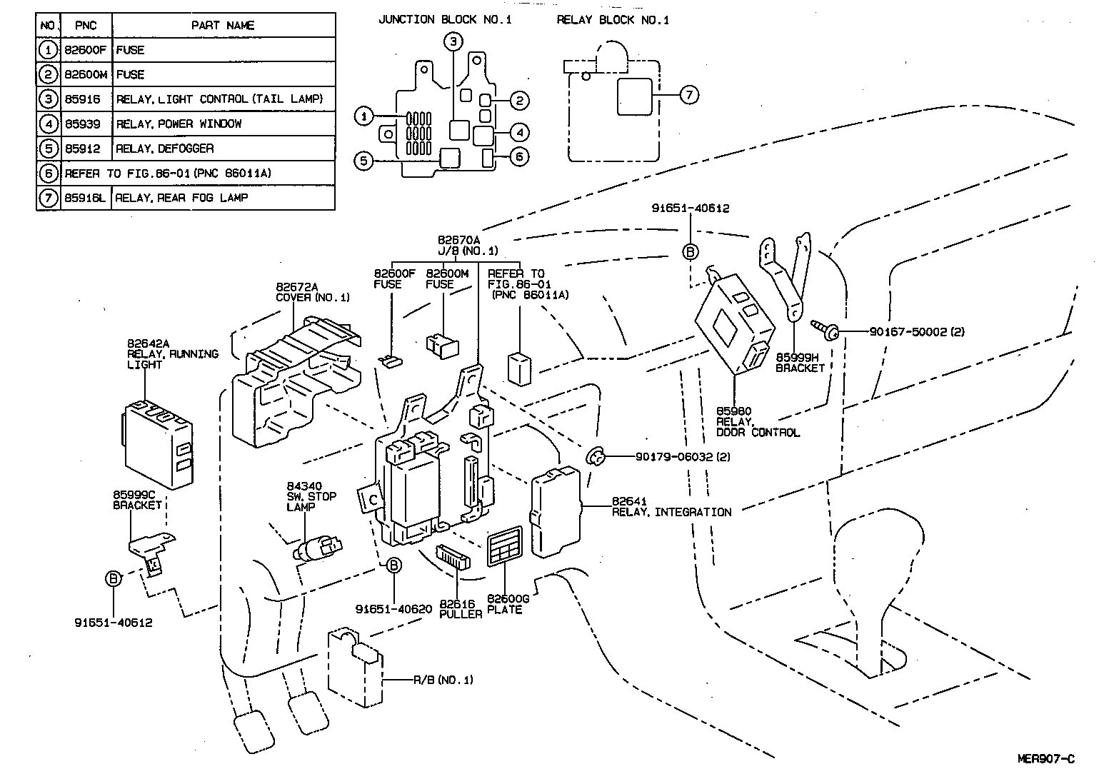 82610-06010 BLOCK ASSY, FUSE product image