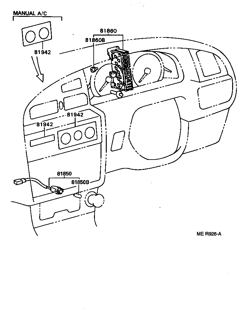 81860-06010 LAMP ASSY, TRANSMISSION INDICATOR product image