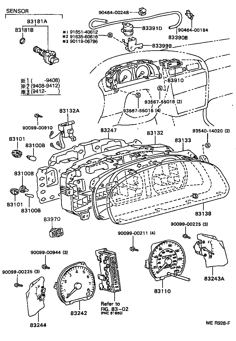 83181-32020 SENSOR, SPEEDOMETER product image