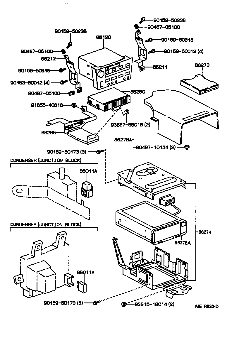Toyota 90980-05184 FILTER, NOISE