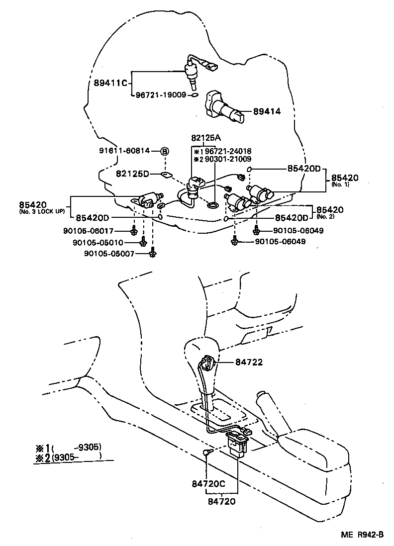 84720-12060 SWITCH ASSY, PATTERN SELECT product image