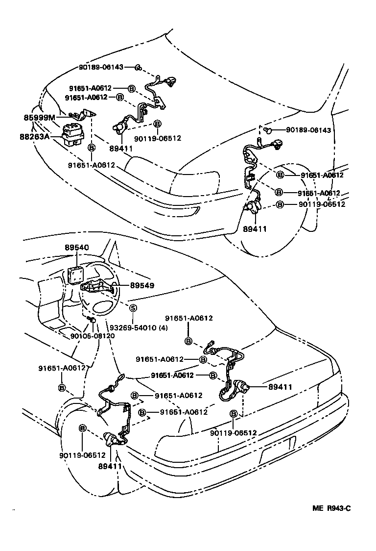 89540-12140 COMPUTER ASSY, SKID CONTROL product image
