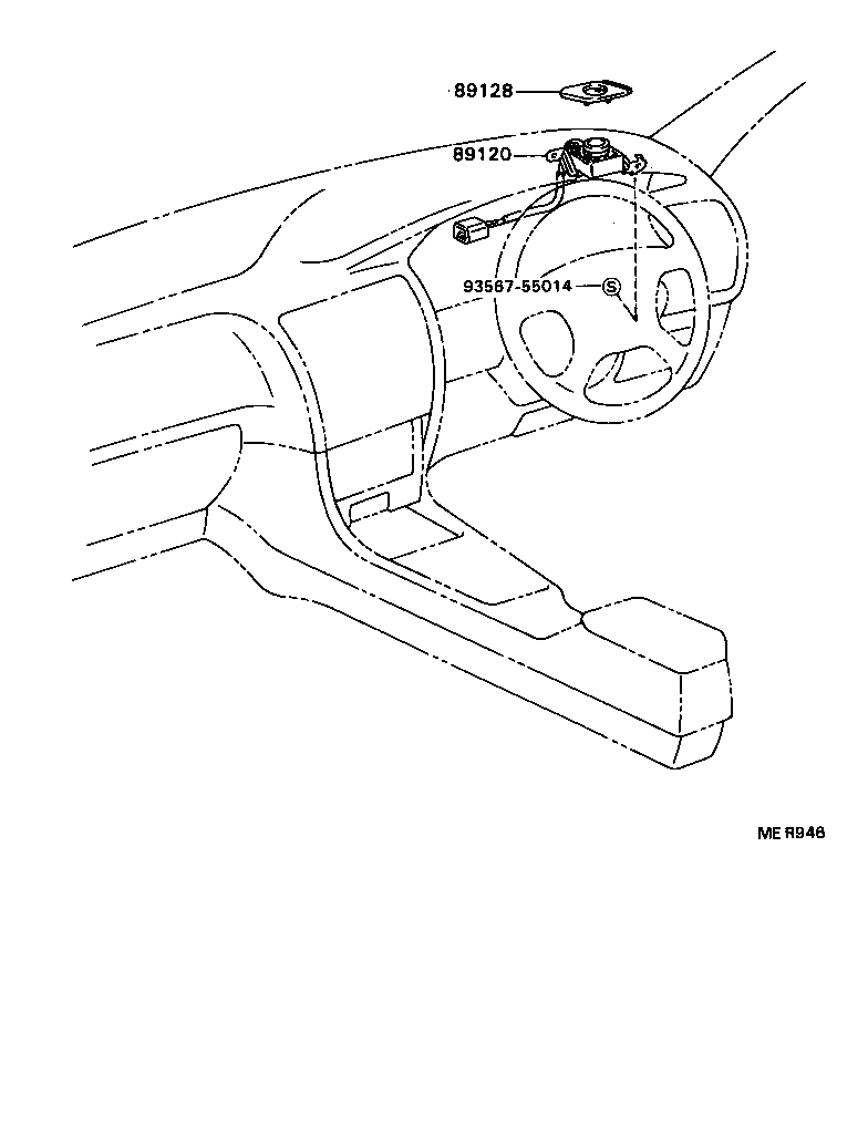89120-12010 SENSOR, AUTOMATIC LIGHT CONTROL product image