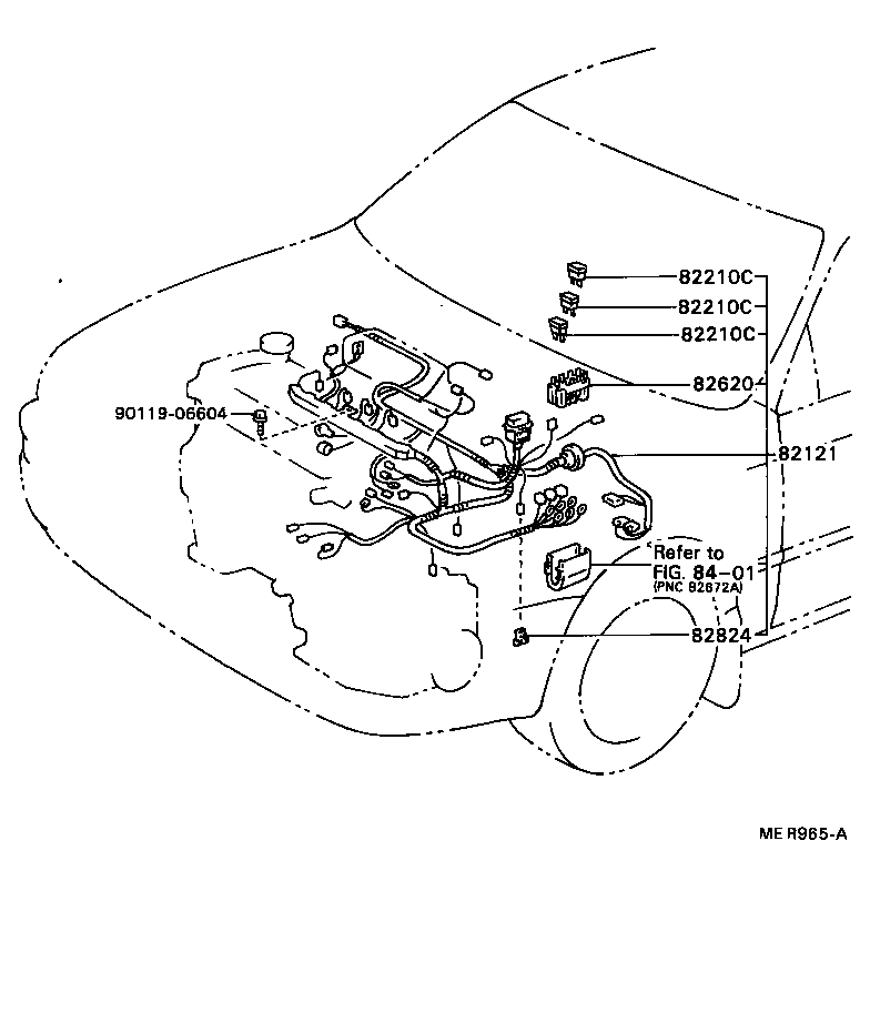 82011-12020 WIRING ASSY, BRAKE WARNING SYSTEM product image
