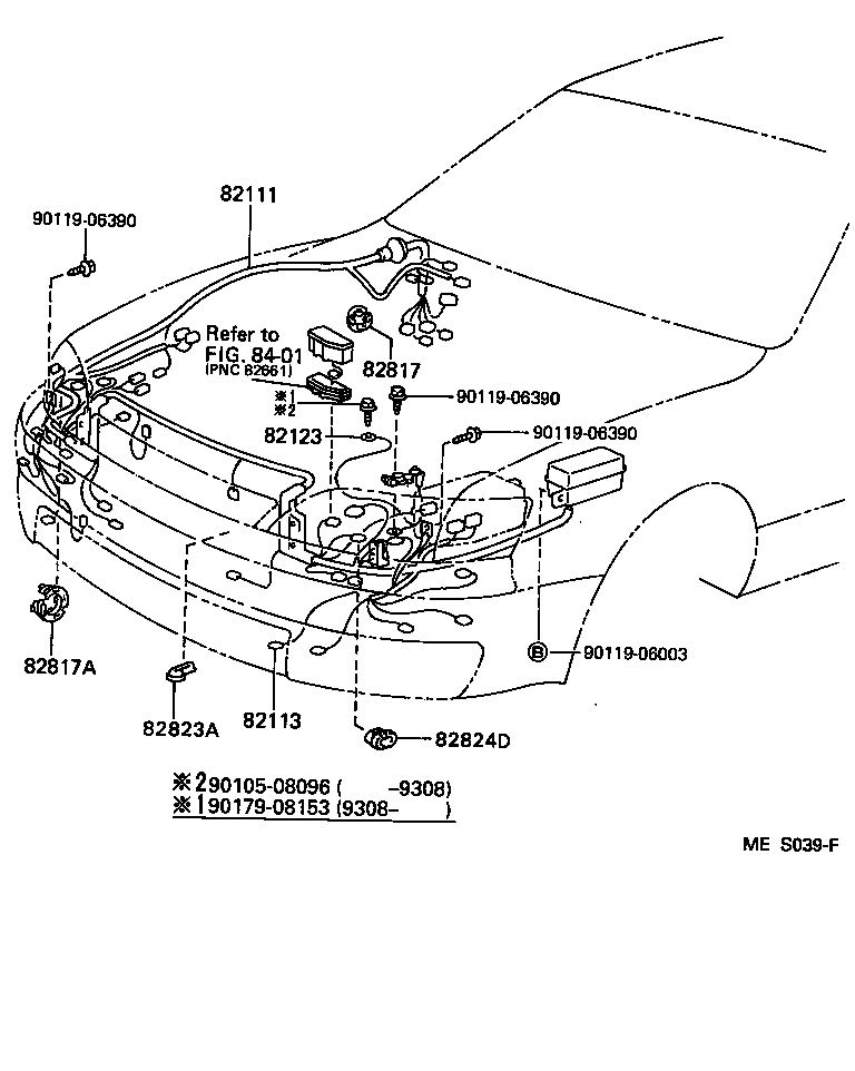 82167-06010 WIRE, SEAT, NO.1 product image