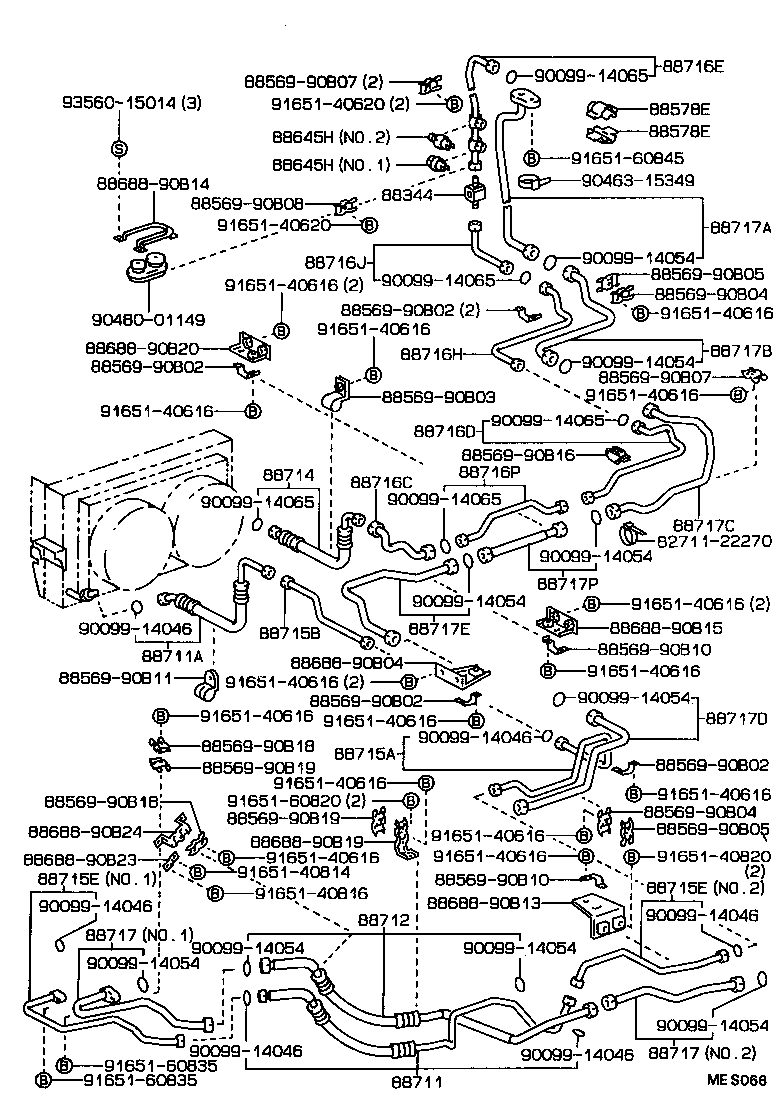 16361-13030 FAN, COOLING (FOR CONDENSER) product image