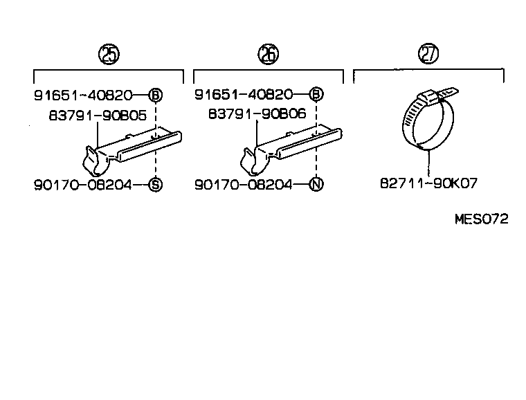 83132-90B02 CASE, COMBINATION METER product image