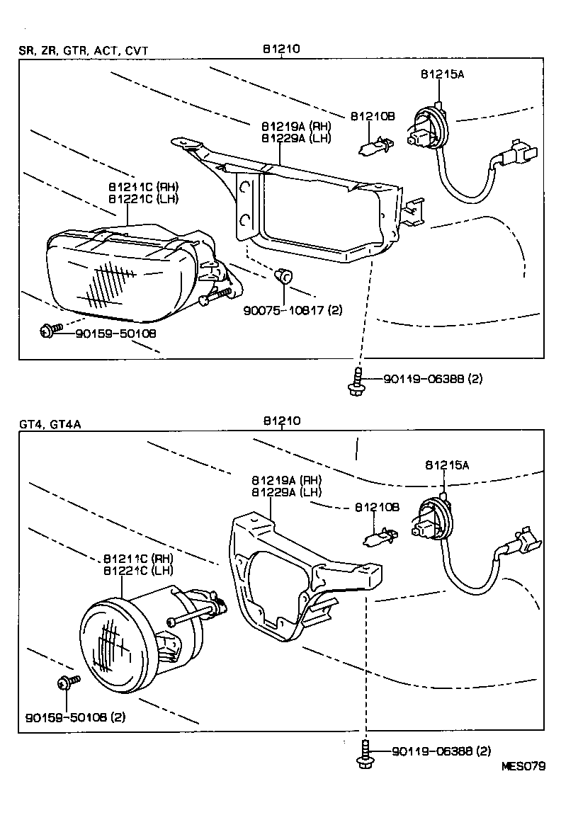 81229-20170 BRACKET, FOG LAMP, LH product image
