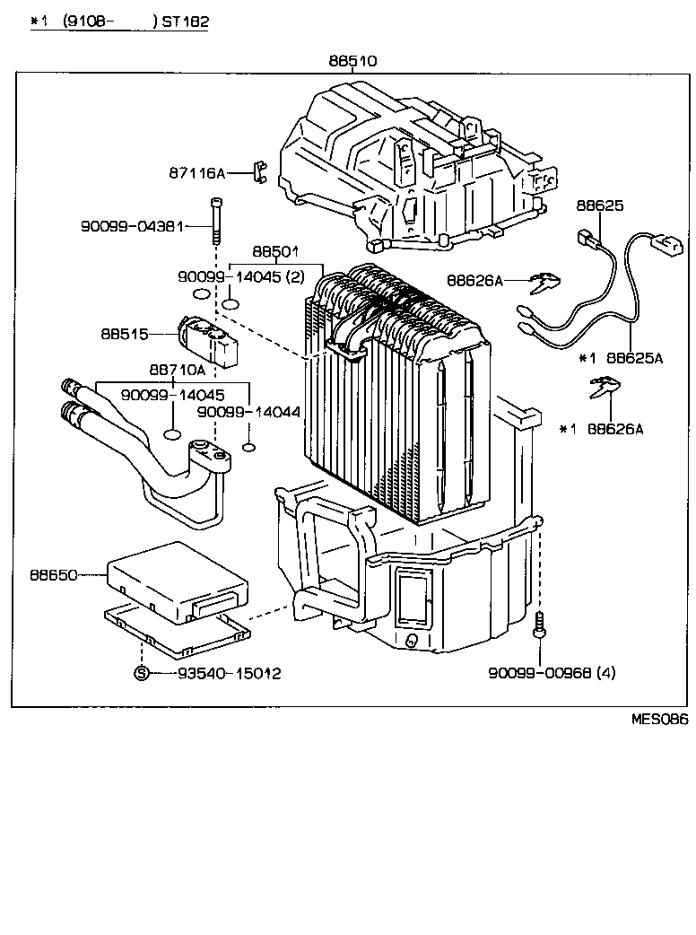 88510-2B320 UNIT ASSY, COOLER product image