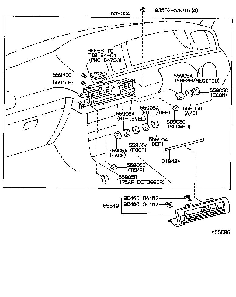 55907-20260 CABLE SUB-ASSY, WATER VALVE CONTROL product image