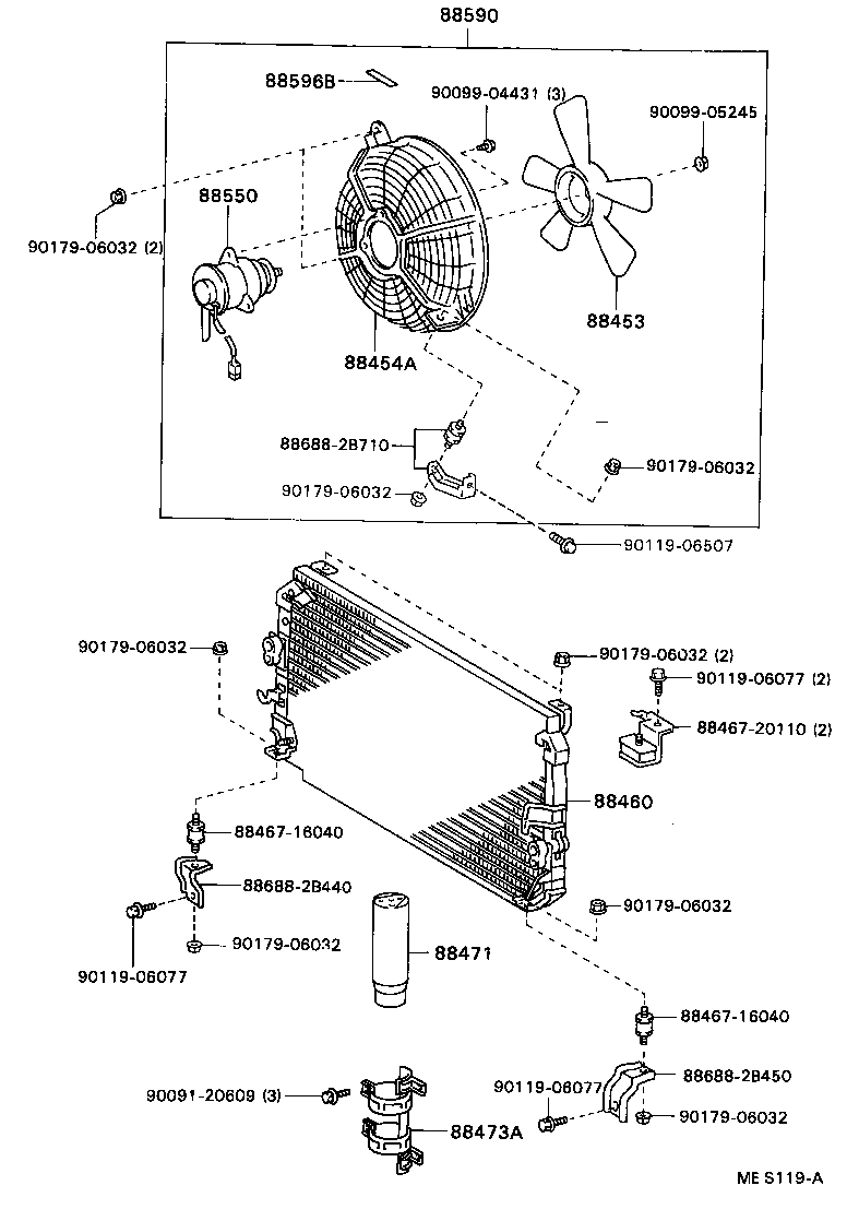 88720-20380 HOSE & ACCESSORY, AIR CONDITIONER product image