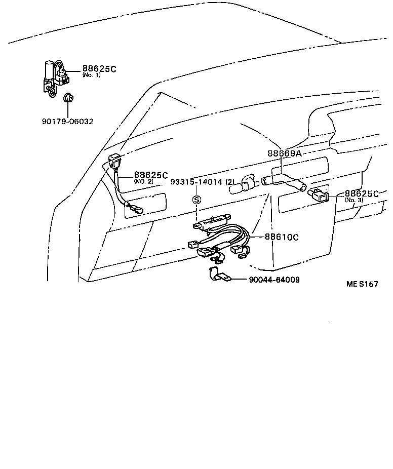 55905-32360 KNOB, HEATER CONTROL product image