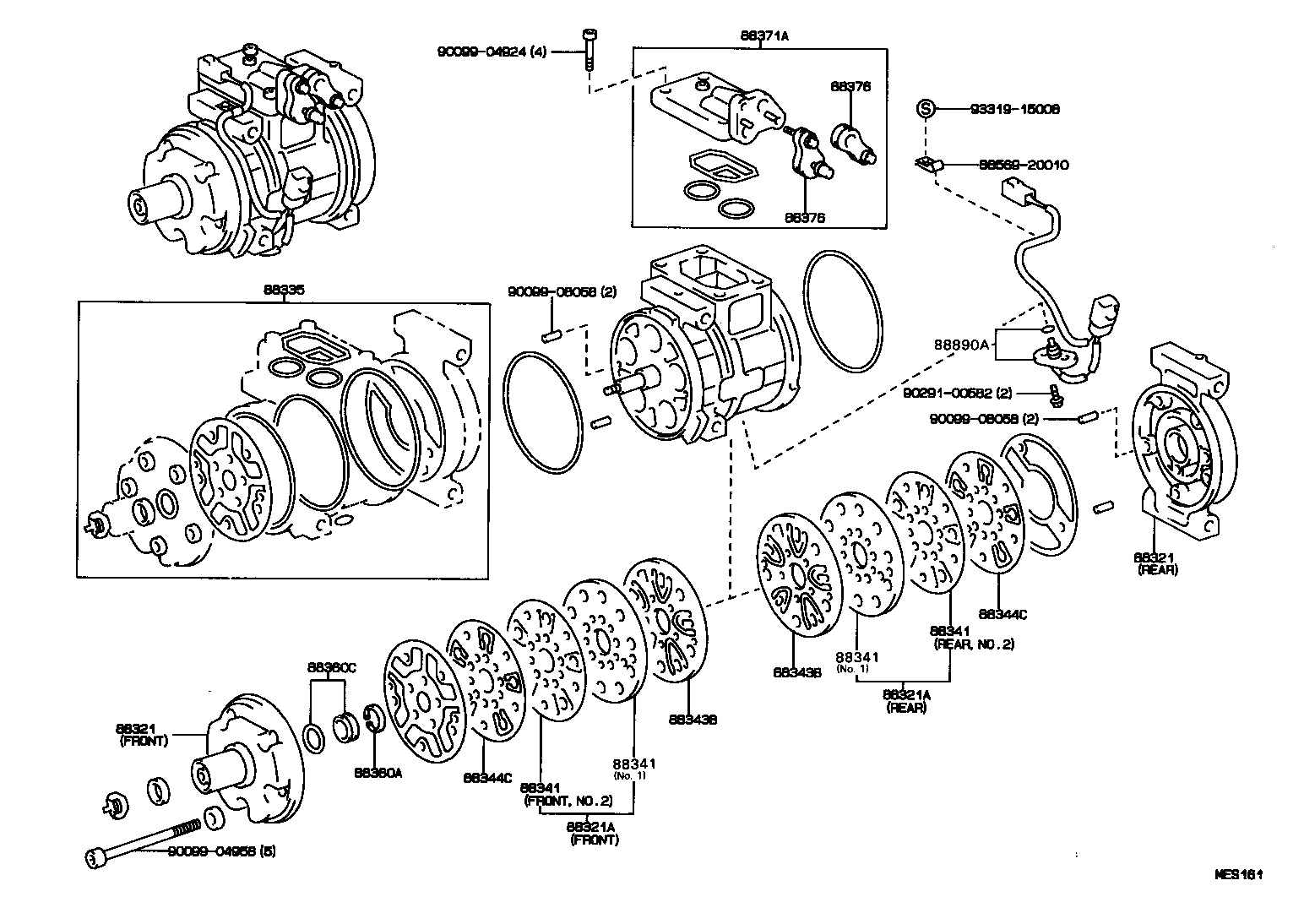 88412-2B090 ROTOR SUB-ASSY, MAGNET CLUTCH product image