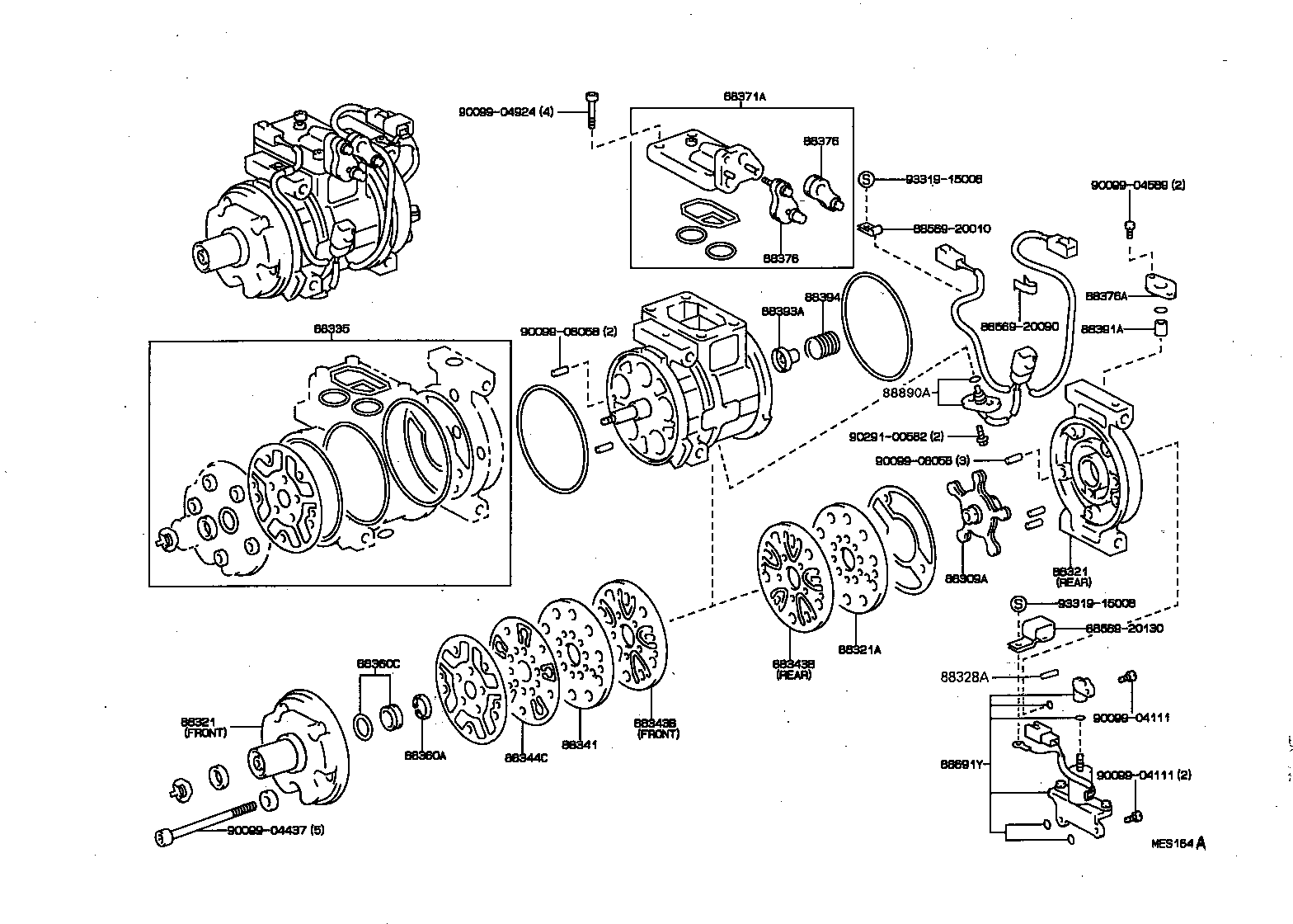 88412-2B090 ROTOR SUB-ASSY, MAGNET CLUTCH product image
