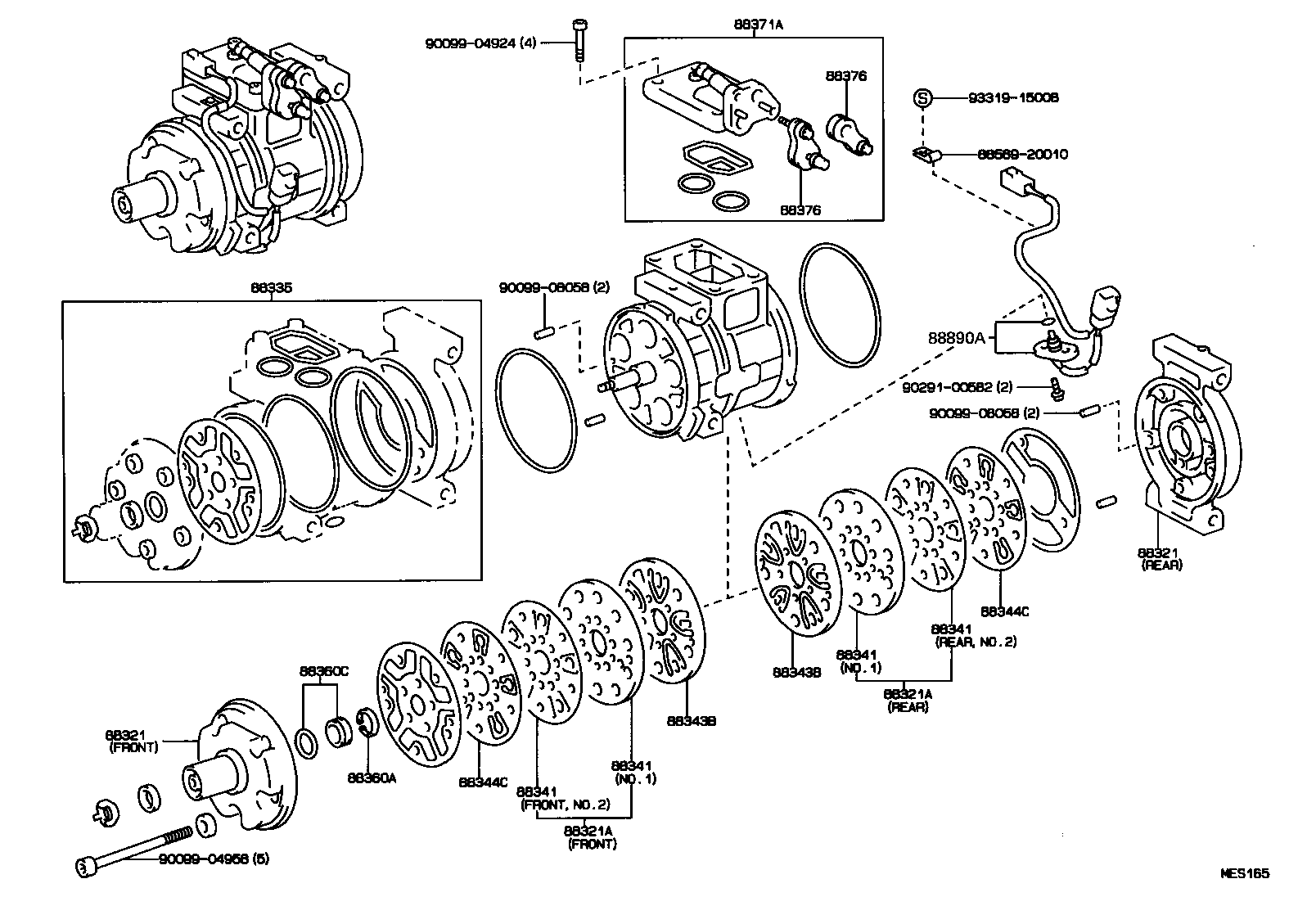 88305-14020 PLATE SUB-ASSY, VALVE product image