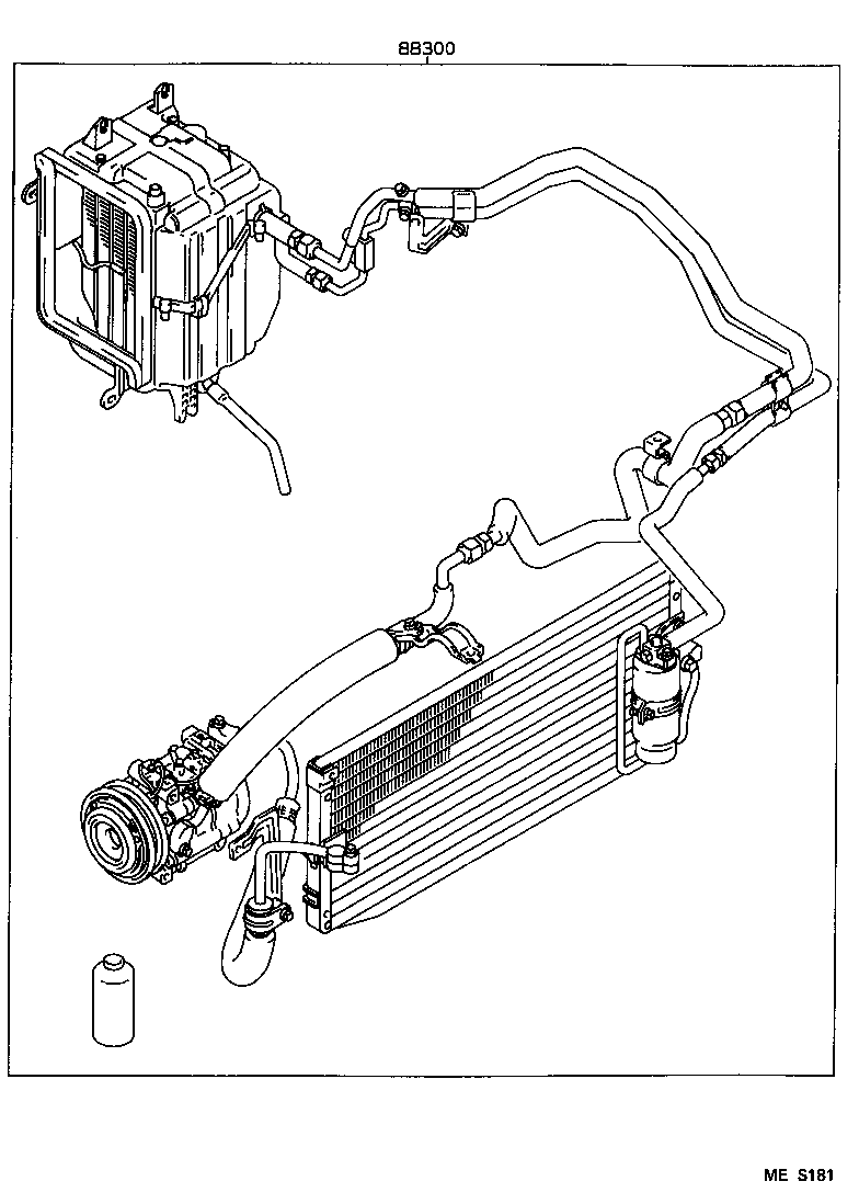 88300-02070 COOLER & ACCESSORY ASSY product image