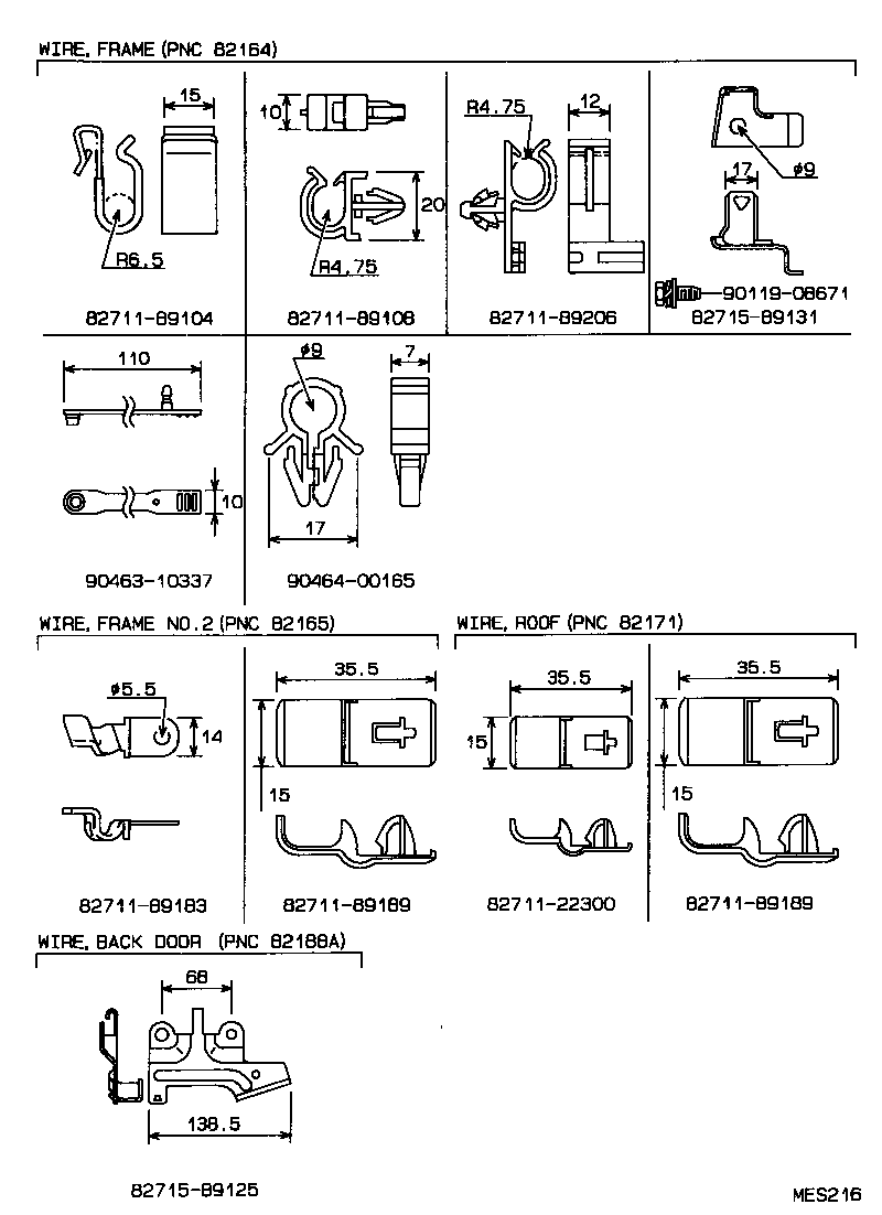 82817-89123 PROTECTOR, WIRING HARNESS, NO.1 product image