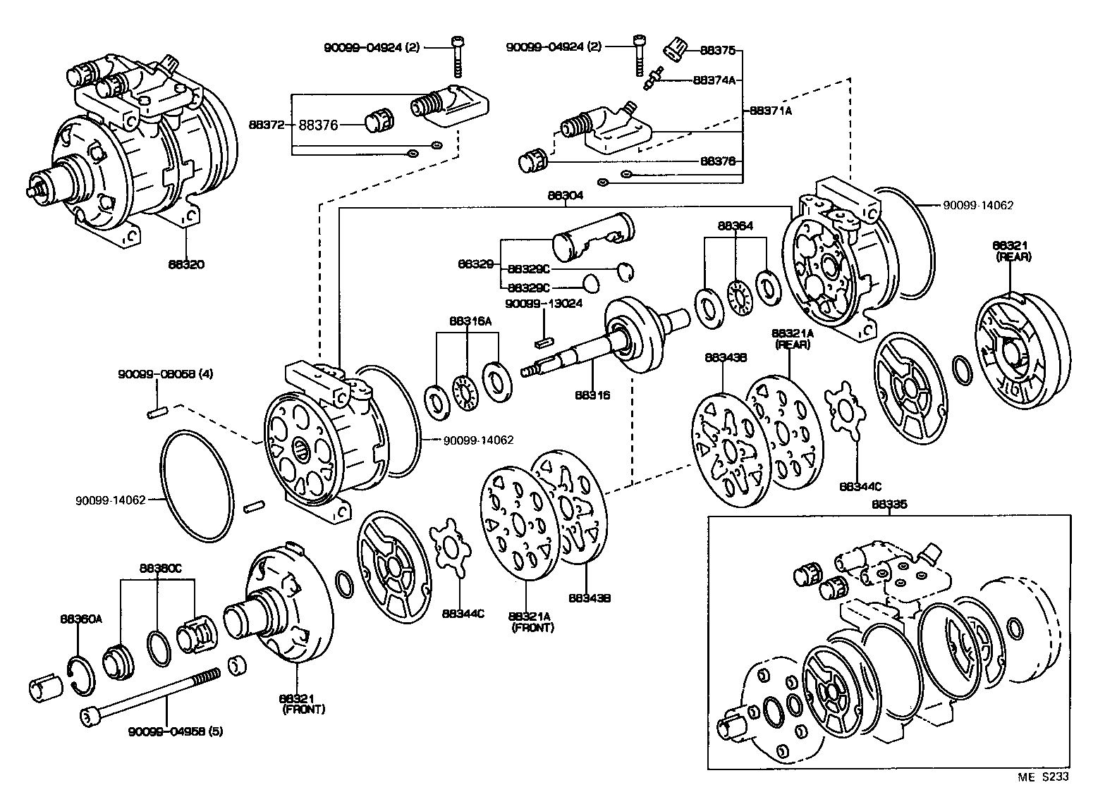 88320-27120 COMPRESSOR ASSY, COOLER product image