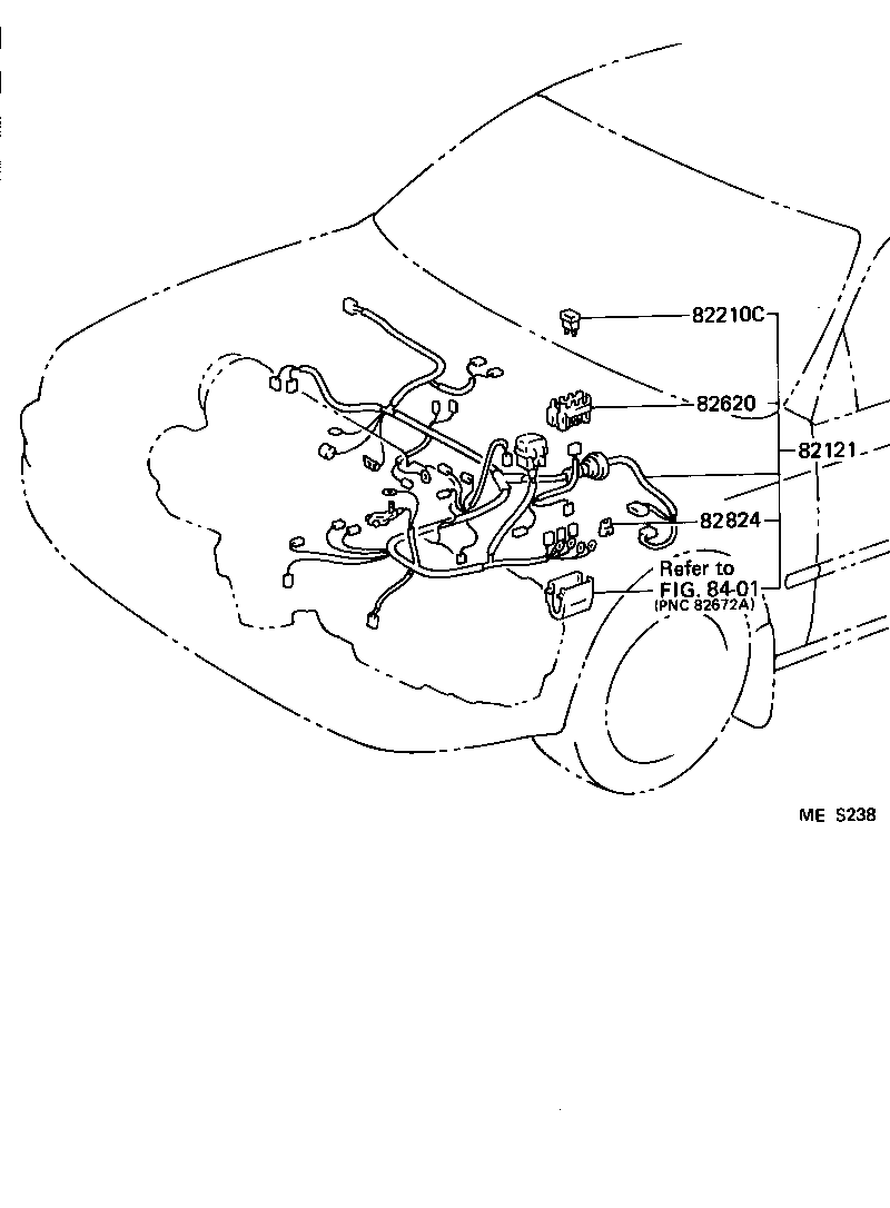82121-1L890 WIRE, ENGINE product image