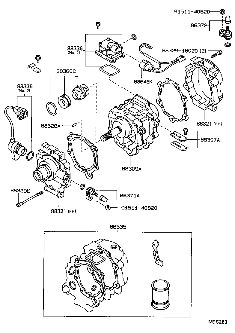 88440-12190 PULLEY ASSY, IDLE product image