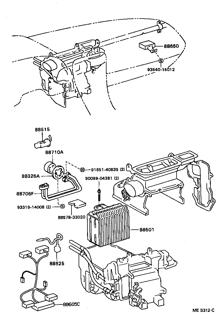 88716-33150 TUBE SUB-ASSY, LIQUID, F product image