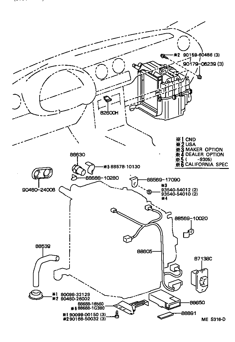 Toyota 88510-16430 UNIT ASSY, COOLER