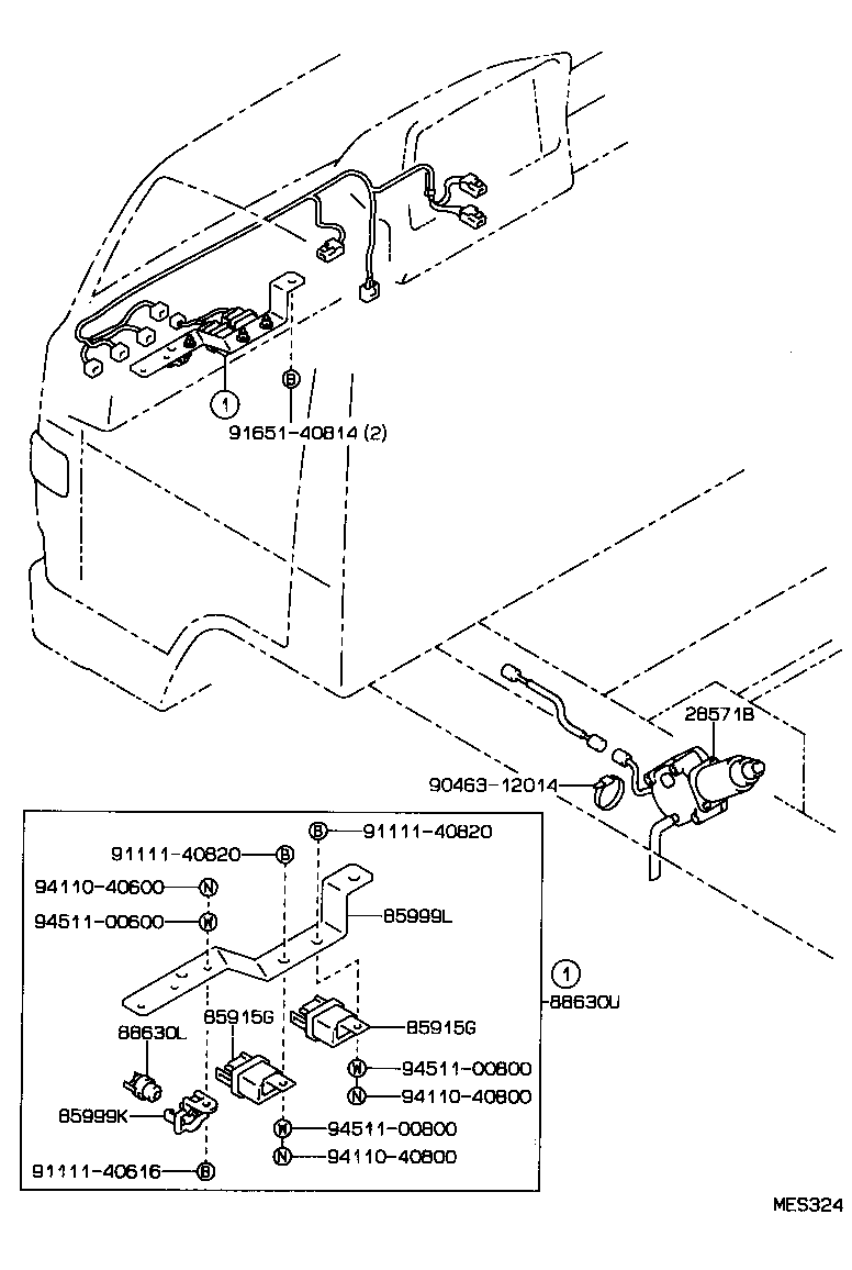84280-93100 SWITCH ASSY, POWER TAKE-OFF CLUTCH product image
