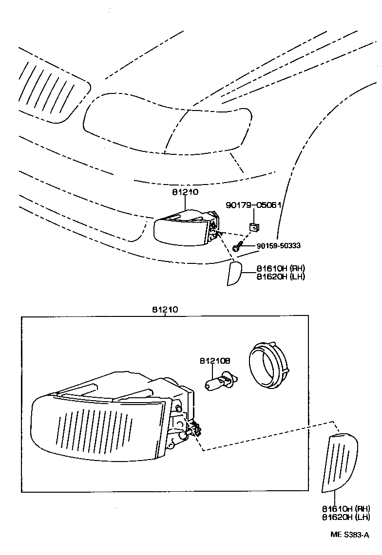 81210-30140 LAMP ASSY, FOG product image